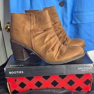 Arizona Tan Ankle Booties